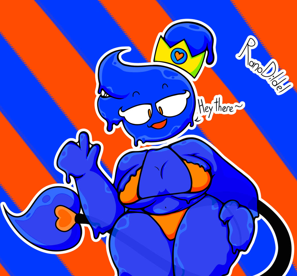 Fanart of BombOCProduct's OC, Slimeria. Date: Jan 9th, 2023