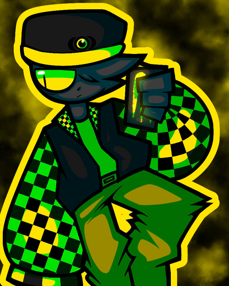 Random character design I made while bored. Date: Feb 26th, 2023