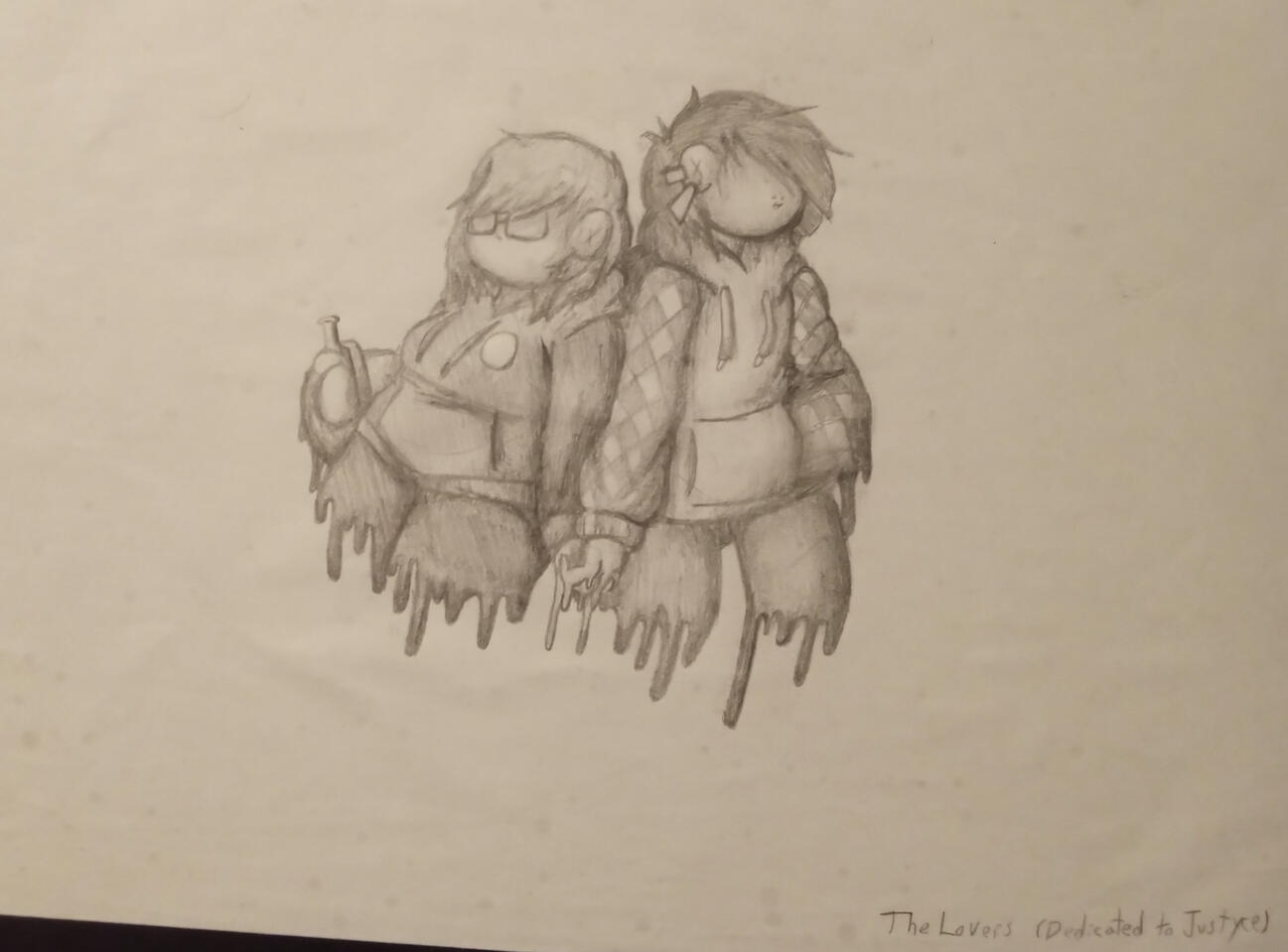 The Lovers, A Piece made following my first breakup. (Lover's collection). Date: Dec ???, 2023